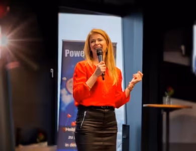 Auf einem Business-Event in Hamburg sprach ich über meine Berufung.
